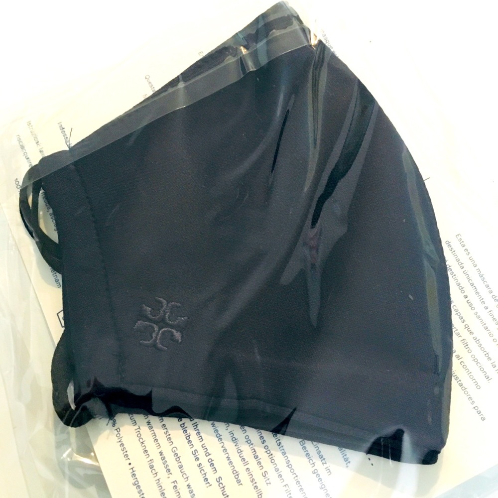 Tory burch face masks, navy blue
